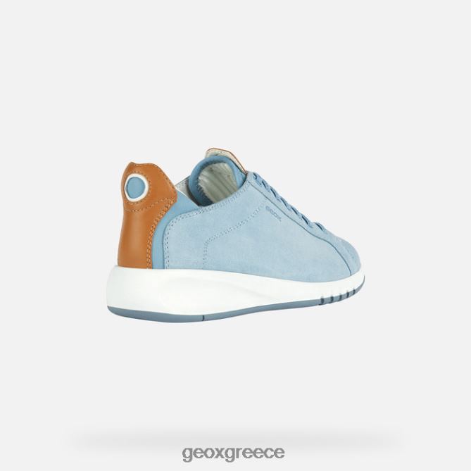 4DBLR0104 ελαφρύς ουρανός/καμήλα Geox aerantis γυναίκα