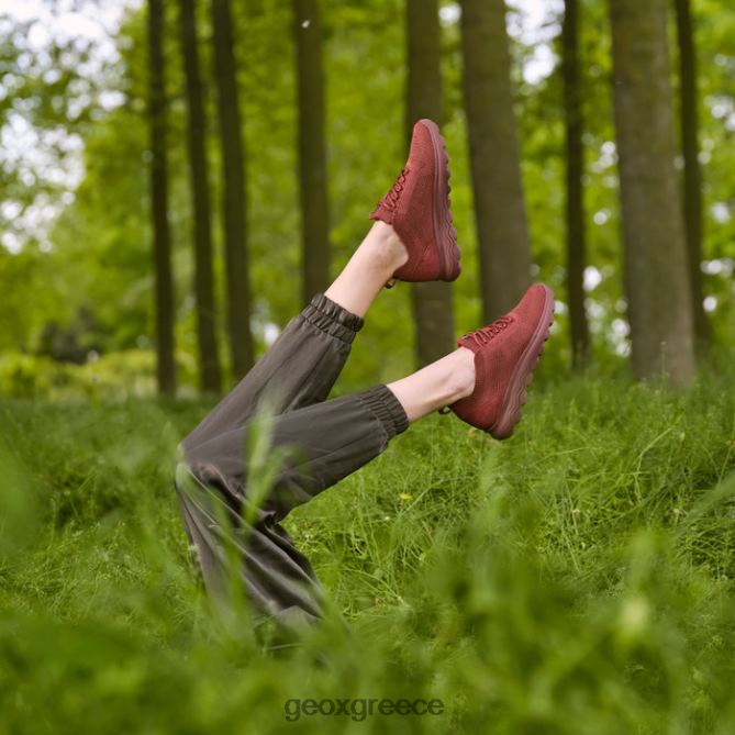 4DBLR0155 μαόνι Geox σφαιρική γυναίκα