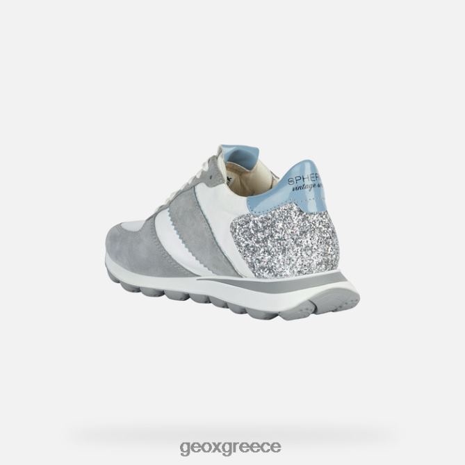 4DBLR01657 ανοιχτό γκρι/λευκό Geox spherica vseries γυναίκα