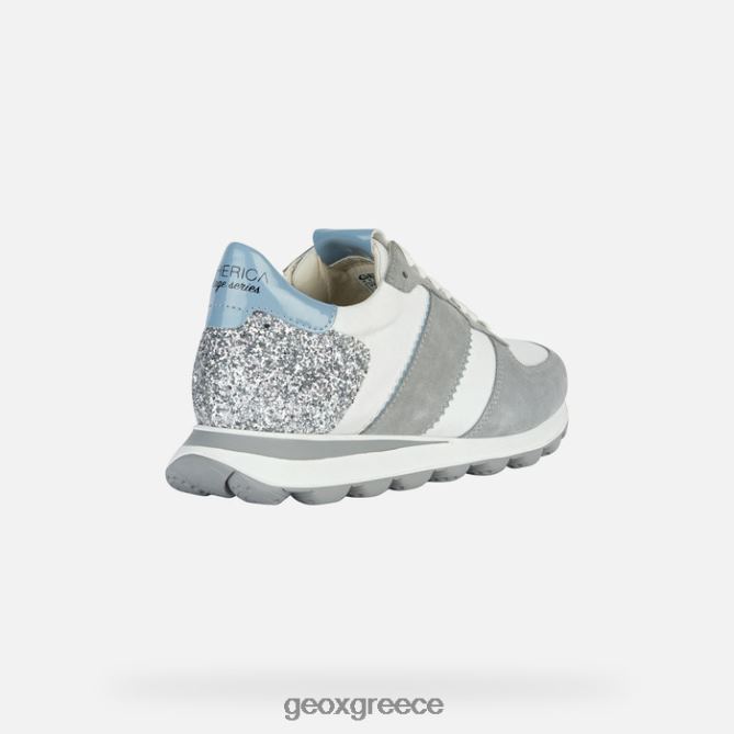 4DBLR01657 ανοιχτό γκρι/λευκό Geox spherica vseries γυναίκα