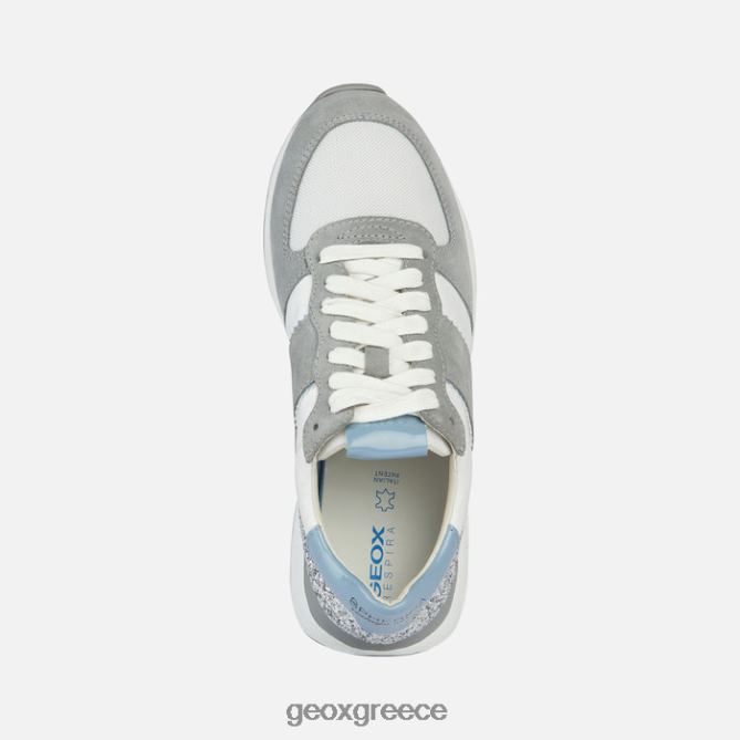 4DBLR01657 ανοιχτό γκρι/λευκό Geox spherica vseries γυναίκα