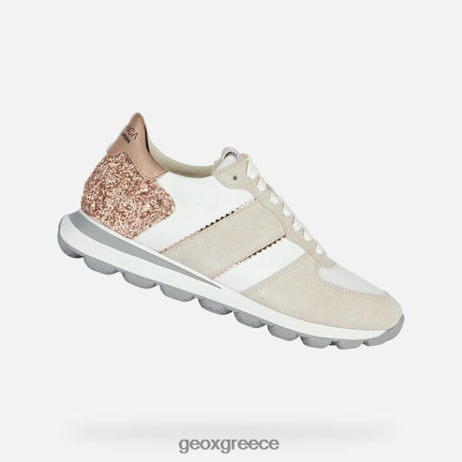 4DBLR01658 υπόλευκο/ροζ χρυσό Geox spherica vseries γυναίκα