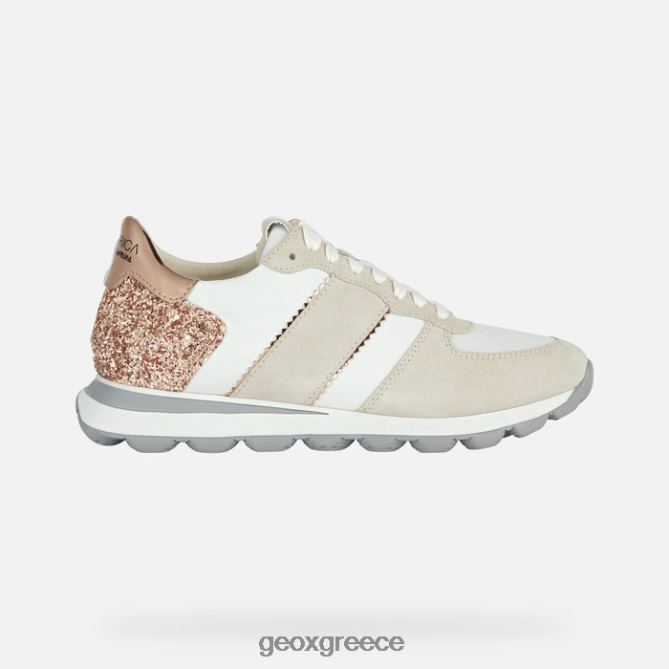 4DBLR01658 υπόλευκο/ροζ χρυσό Geox spherica vseries γυναίκα