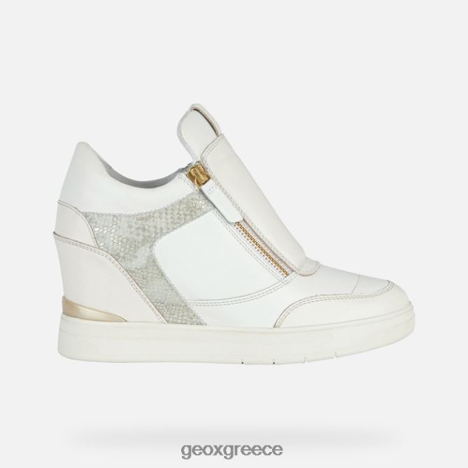 4DBLR01685 λευκό/εκρού Geox μαυρίκα γυναίκα
