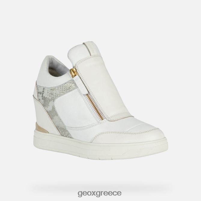 4DBLR01685 λευκό/εκρού Geox μαυρίκα γυναίκα