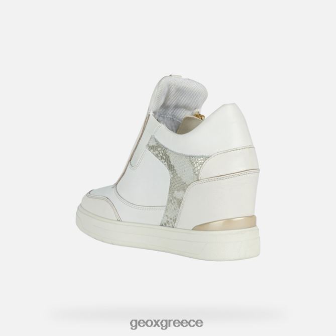 4DBLR01685 λευκό/εκρού Geox μαυρίκα γυναίκα