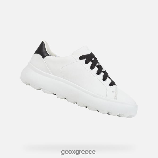 4DBLR01689 άσπρο μαύρο Geox spherica ec4.1 γυναίκα