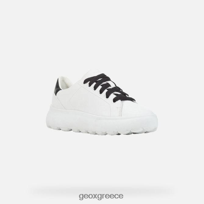 4DBLR01689 άσπρο μαύρο Geox spherica ec4.1 γυναίκα