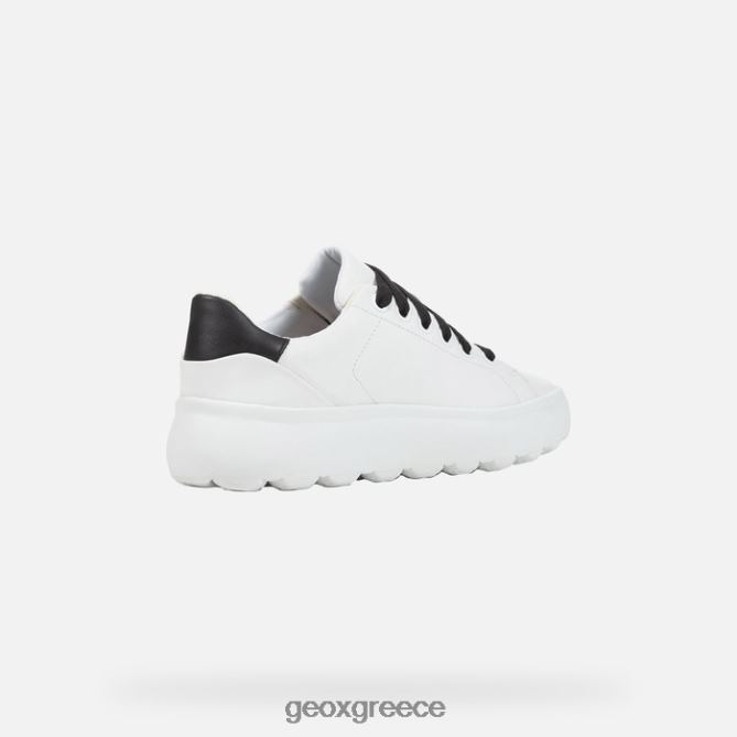 4DBLR01689 άσπρο μαύρο Geox spherica ec4.1 γυναίκα