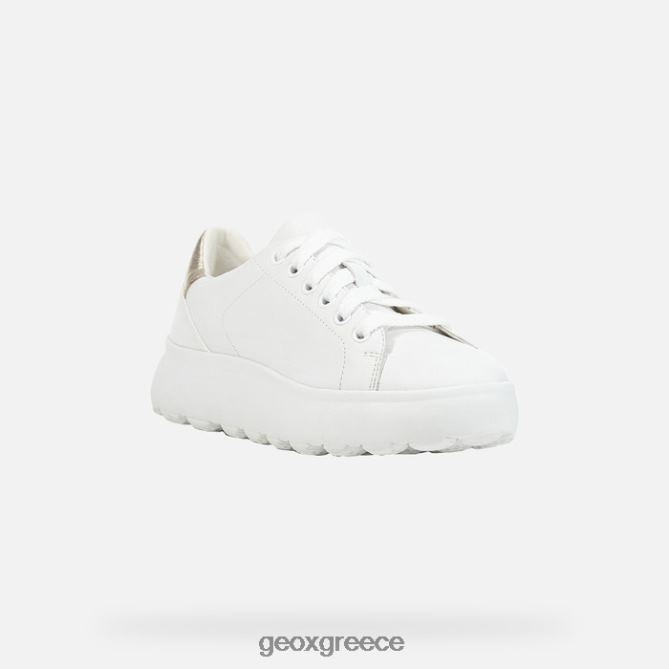 4DBLR01693 λευκός χρυσός Geox spherica ec4.1 γυναίκα
