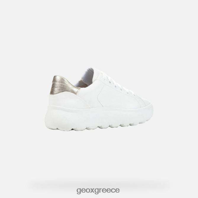 4DBLR01693 λευκός χρυσός Geox spherica ec4.1 γυναίκα