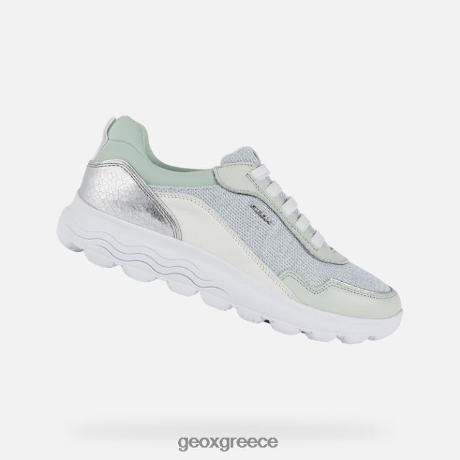 4DBLR01730 μέντα/λευκό Geox σφαιρική γυναίκα