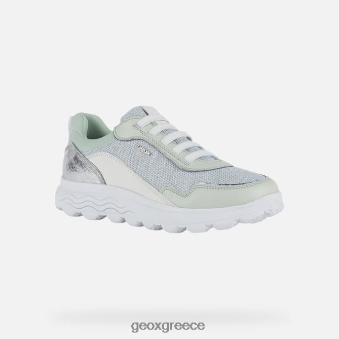 4DBLR01730 μέντα/λευκό Geox σφαιρική γυναίκα
