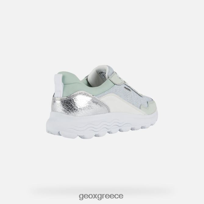 4DBLR01730 μέντα/λευκό Geox σφαιρική γυναίκα