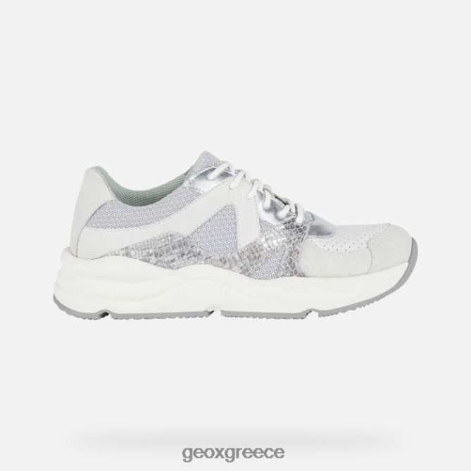 4DBLR01740 ανοιχτό γκρι/λευκό Geox γυναίκα τοπάζιο