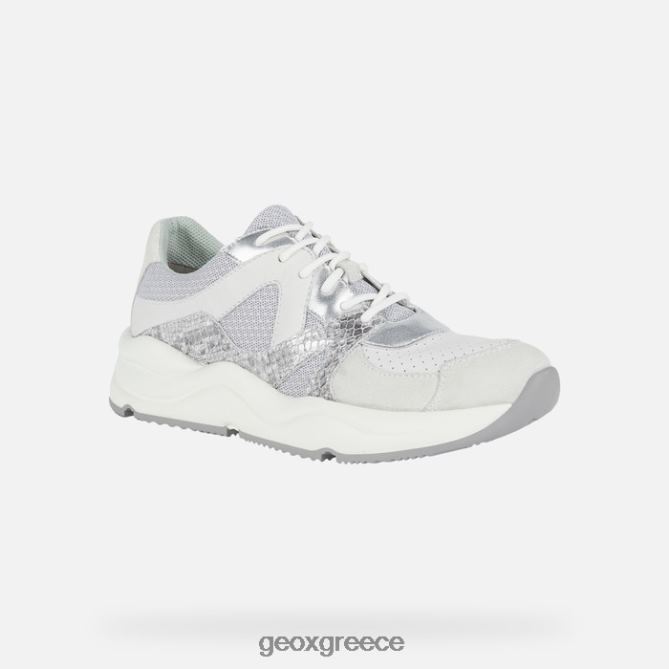 4DBLR01740 ανοιχτό γκρι/λευκό Geox γυναίκα τοπάζιο