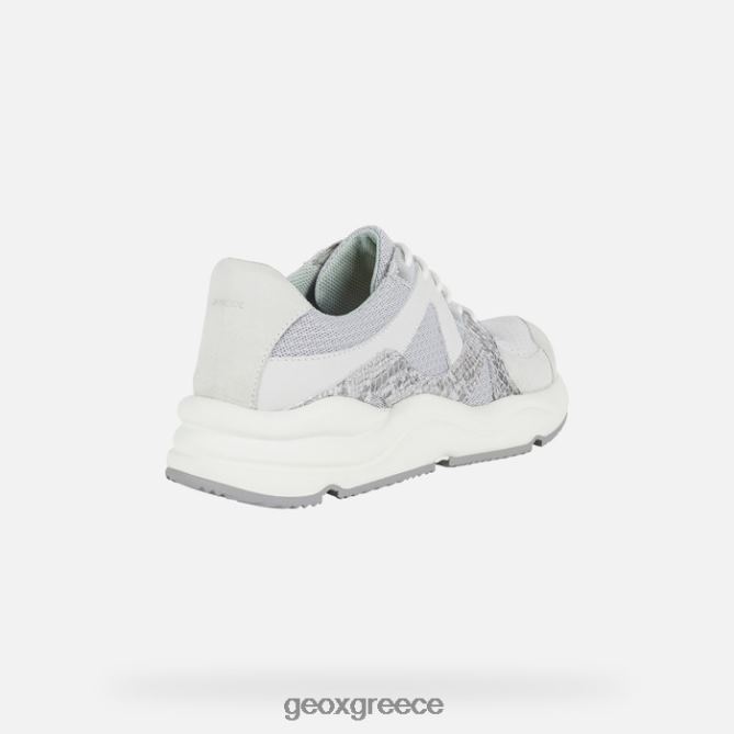 4DBLR01740 ανοιχτό γκρι/λευκό Geox γυναίκα τοπάζιο