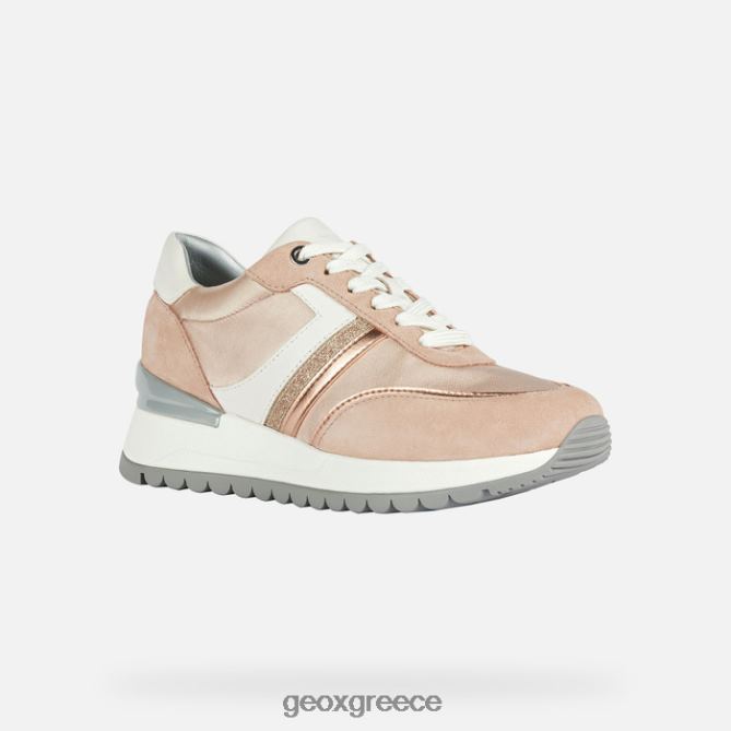 4DBLR0179 ροζ χρυσό/γυμνό Geox γυναίκα desya