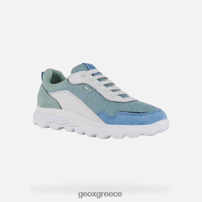 4DBLR018 λευκό/πράσινο Geox σφαιρική γυναίκα