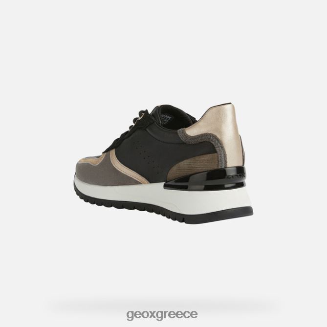 4DBLR0191 μαύρο/σκούρο γκρι Geox γυναίκα desya