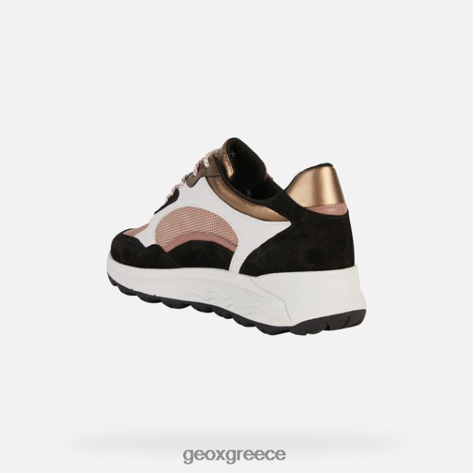 4DBLR0195 μαύρο/σκούρο τριαντάφυλλο Geox σφαιρική 4x4 abx γυναίκα