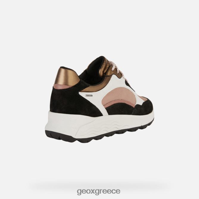 4DBLR0195 μαύρο/σκούρο τριαντάφυλλο Geox σφαιρική 4x4 abx γυναίκα