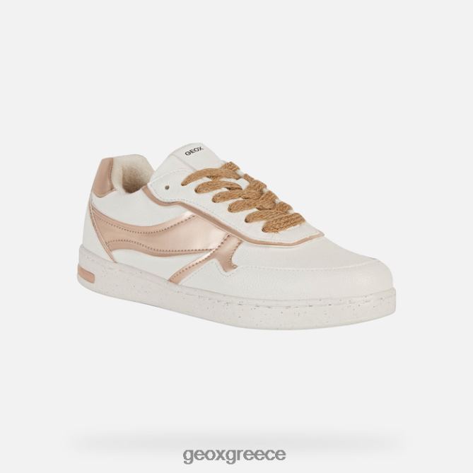 4DBLR0217 λευκό/ροζ χρυσό Geox γυναίκα jaysen