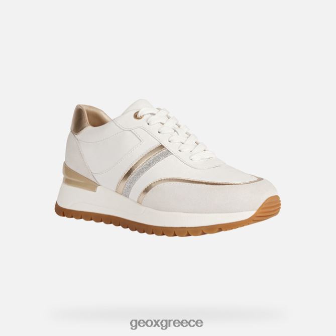 4DBLR0231 λευκό/εκρού Geox γυναίκα desya
