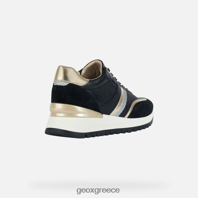 4DBLR0232 μαύρος Geox γυναίκα desya