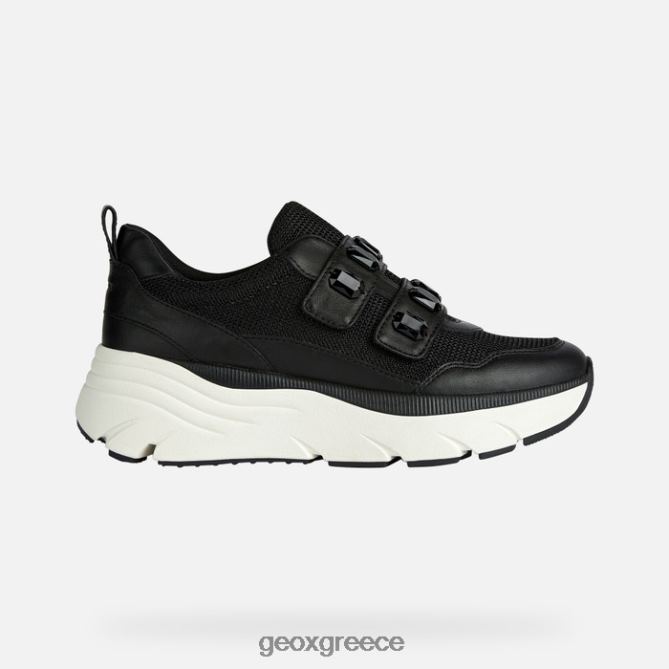 4DBLR0238 μαύρος Geox γυναίκα διαμάντα