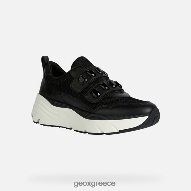 4DBLR0238 μαύρος Geox γυναίκα διαμάντα