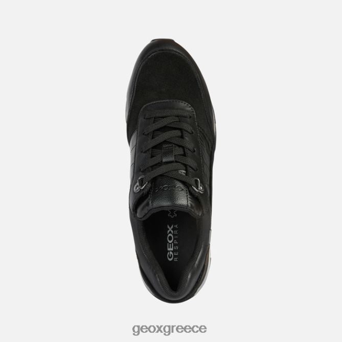 4DBLR0239 μαύρος Geox νέα aneko abx γυναίκα