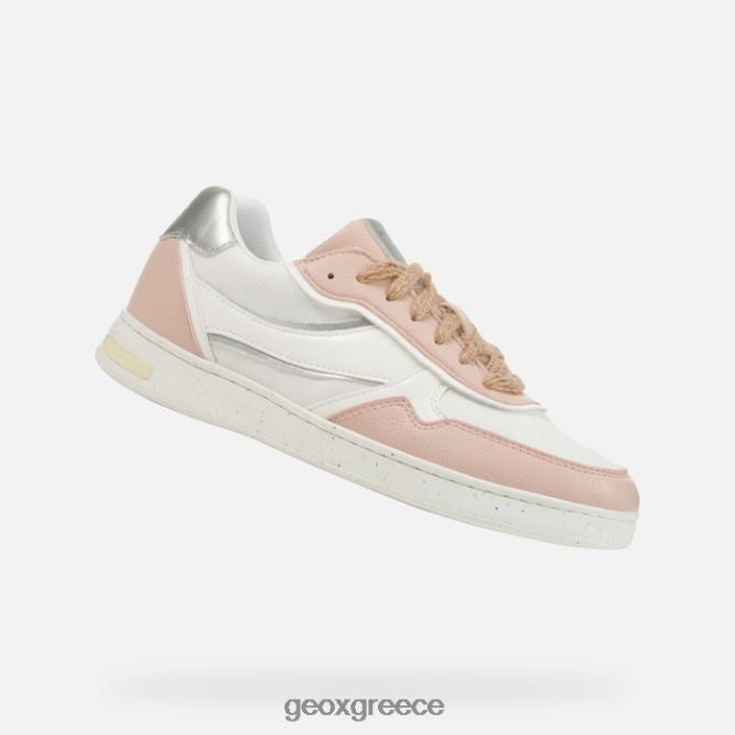 4DBLR0244 ροδακινί/λευκό Geox γυναίκα jaysen