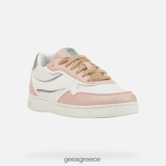 4DBLR0244 ροδακινί/λευκό Geox γυναίκα jaysen