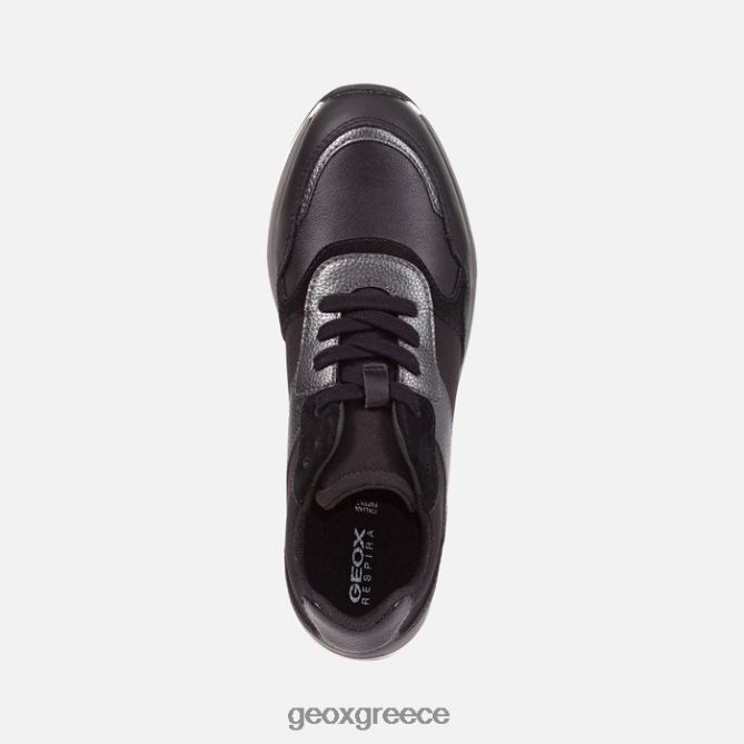 4DBLR0248 μαύρος Geox γυναίκα runntix