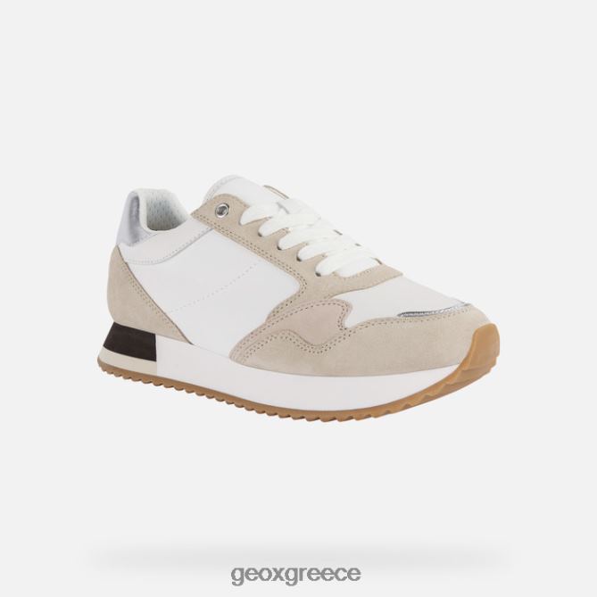 4DBLR0250 λευκό/lt μπεζ Geox γυναίκα doralea