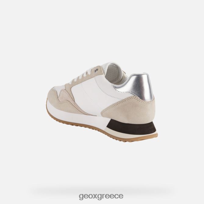 4DBLR0250 λευκό/lt μπεζ Geox γυναίκα doralea