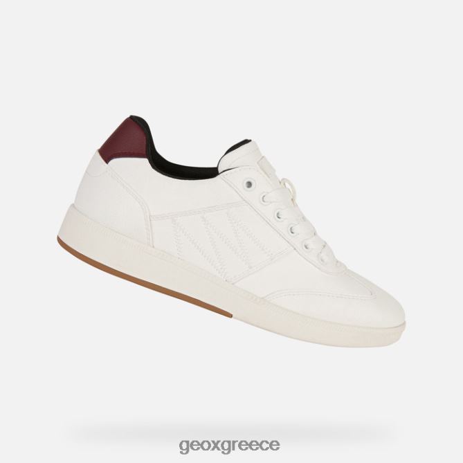 4DBLR0253 λευκό/σκούρο μπορντό Geox γυναίκα μελέδα