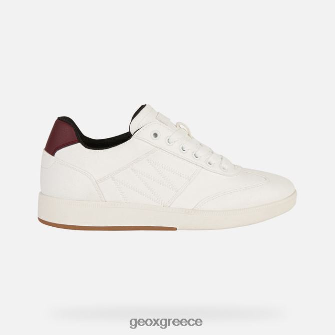4DBLR0253 λευκό/σκούρο μπορντό Geox γυναίκα μελέδα