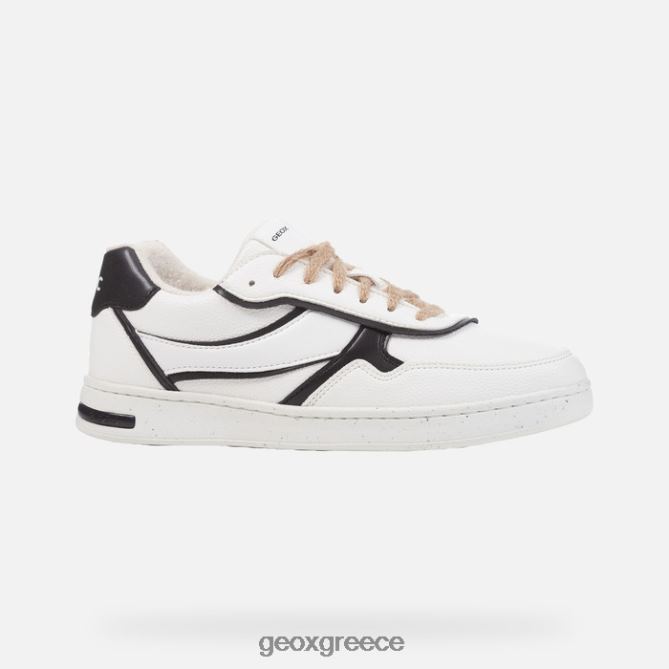 4DBLR0296 άσπρο μαύρο Geox γυναίκα jaysen