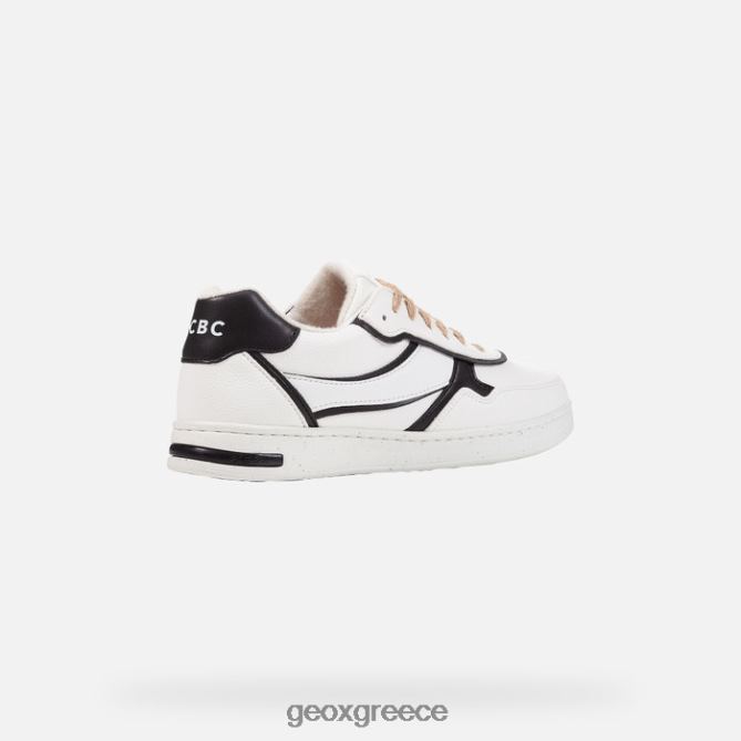 4DBLR0296 άσπρο μαύρο Geox γυναίκα jaysen
