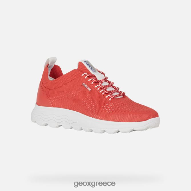 4DBLR029 το κόκκινο Geox σφαιρική γυναίκα