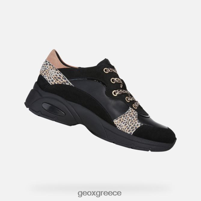 4DBLR0311 μαύρος Geox alhour γυναίκα