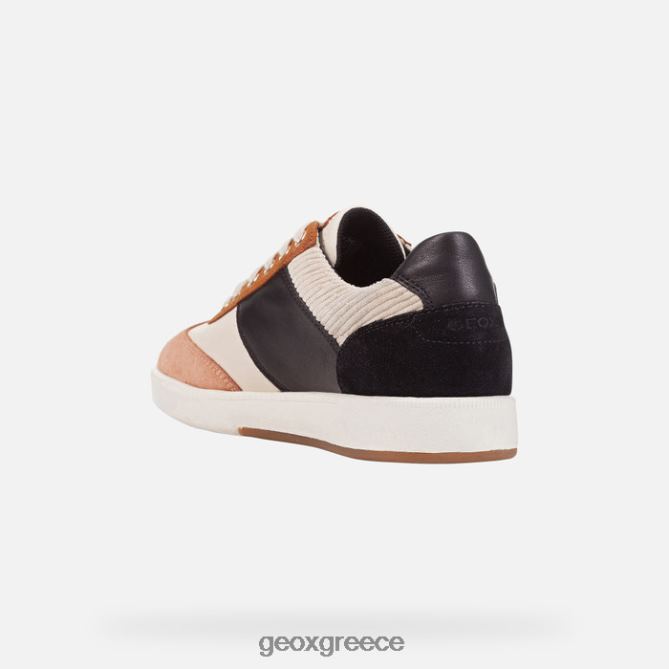 4DBLR0314 κρεμ/μαύρο Geox γυναίκα μελέδα
