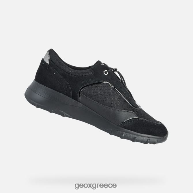 4DBLR0315 μαύρος Geox alleniee γυναίκα