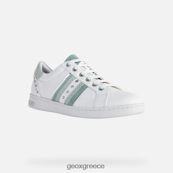 4DBLR0318 λευκό/lt πράσινο Geox γυναίκα jaysen