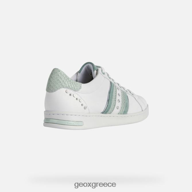 4DBLR0318 λευκό/lt πράσινο Geox γυναίκα jaysen