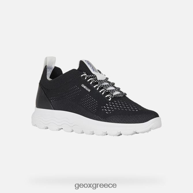 4DBLR032 μαύρος Geox σφαιρική γυναίκα