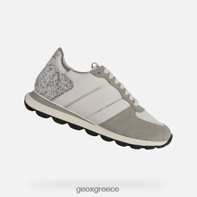 4DBLR0330 λευκό/ασημί Geox spherica vseries γυναίκα