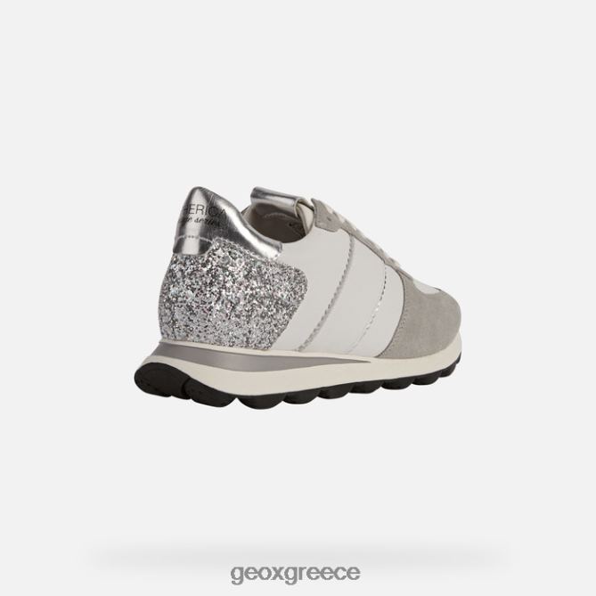 4DBLR0330 λευκό/ασημί Geox spherica vseries γυναίκα